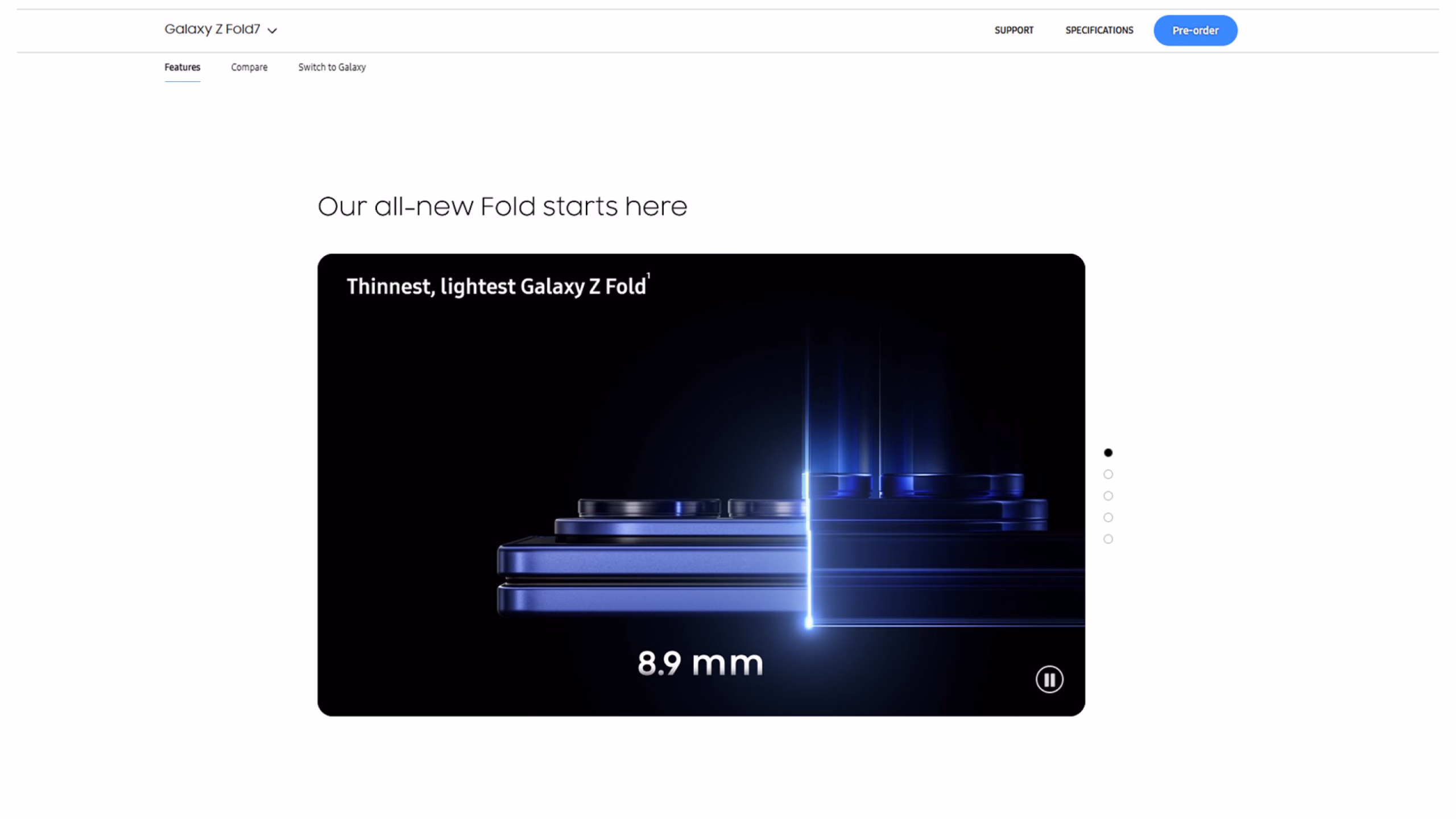 SAMSUNG Brand site 이미지 2
